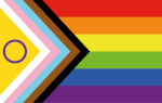 Intersex-Inclusive Progress Pride Flag – symbolizing LGBTQIA+ inclusion and our commitment to a safe, welcoming space for all.